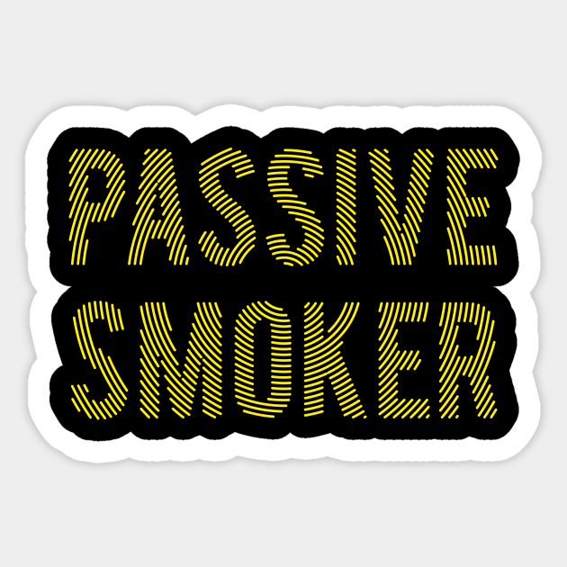 Passive Smoker Sticker by umarhahn